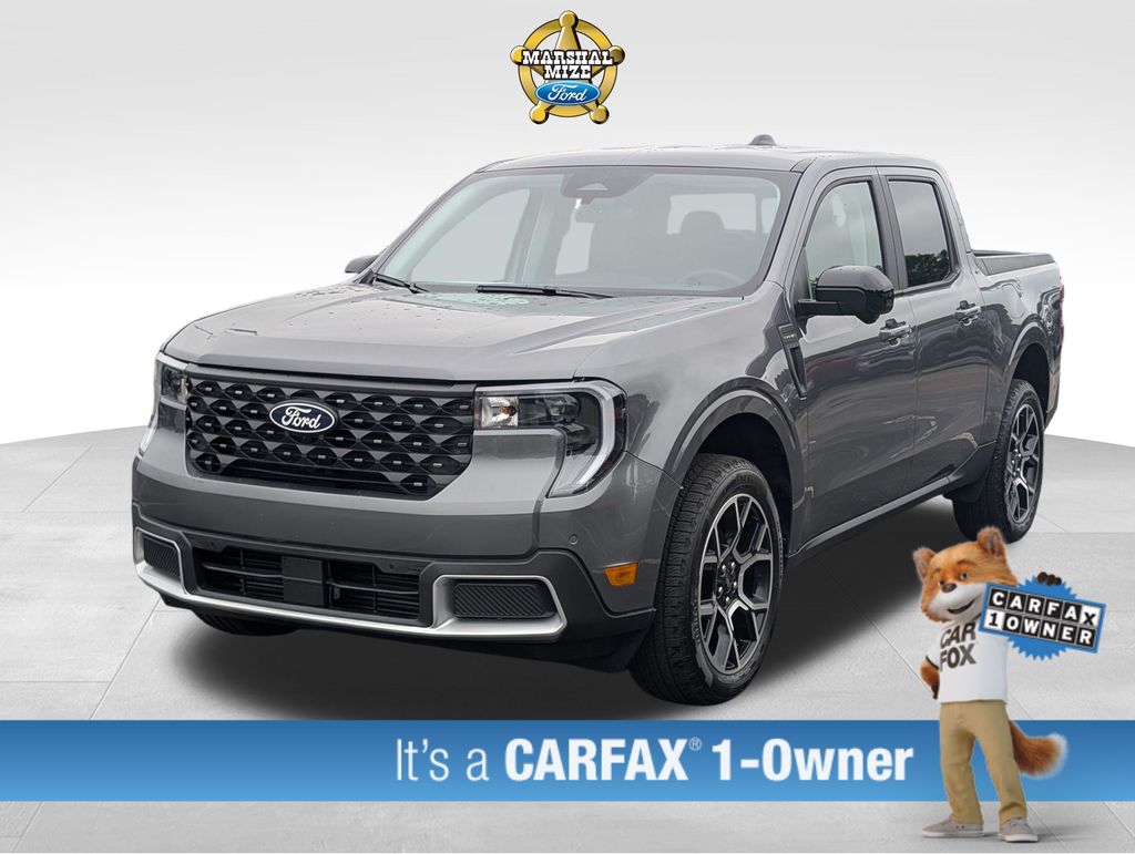 Carbonized Gray Metallic 2025 Ford Maverick Lariat SuperCrew AWD Pickup Truck All-Wheel Drive 8-Speed Automatic