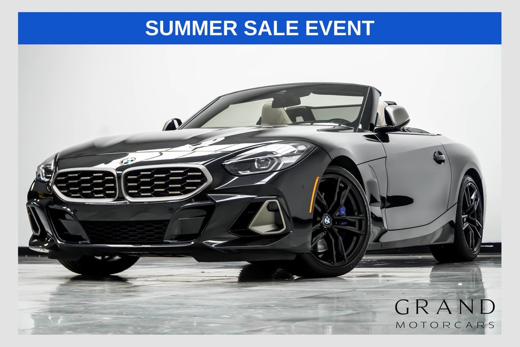 Black Sapphire Metallic 2024 BMW Z4 Convertible Rear-Wheel Drive 8-Speed Automatic