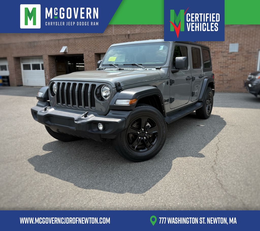 Sting-Gray Clearcoat 2022 Jeep Wrangler SUV / Crossover Four-Wheel Drive 8-Speed Automatic