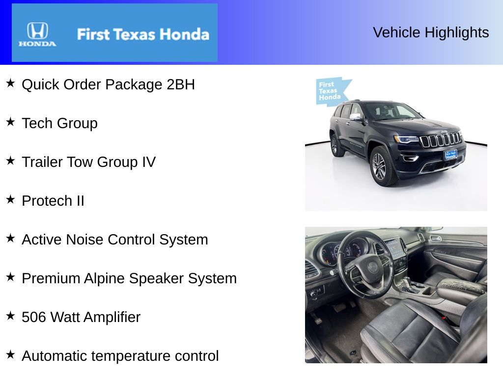 Used Car 2022 Jeep Grand Cherokee Wk  Limited For Sale Under $25,000 In Austin, Texas