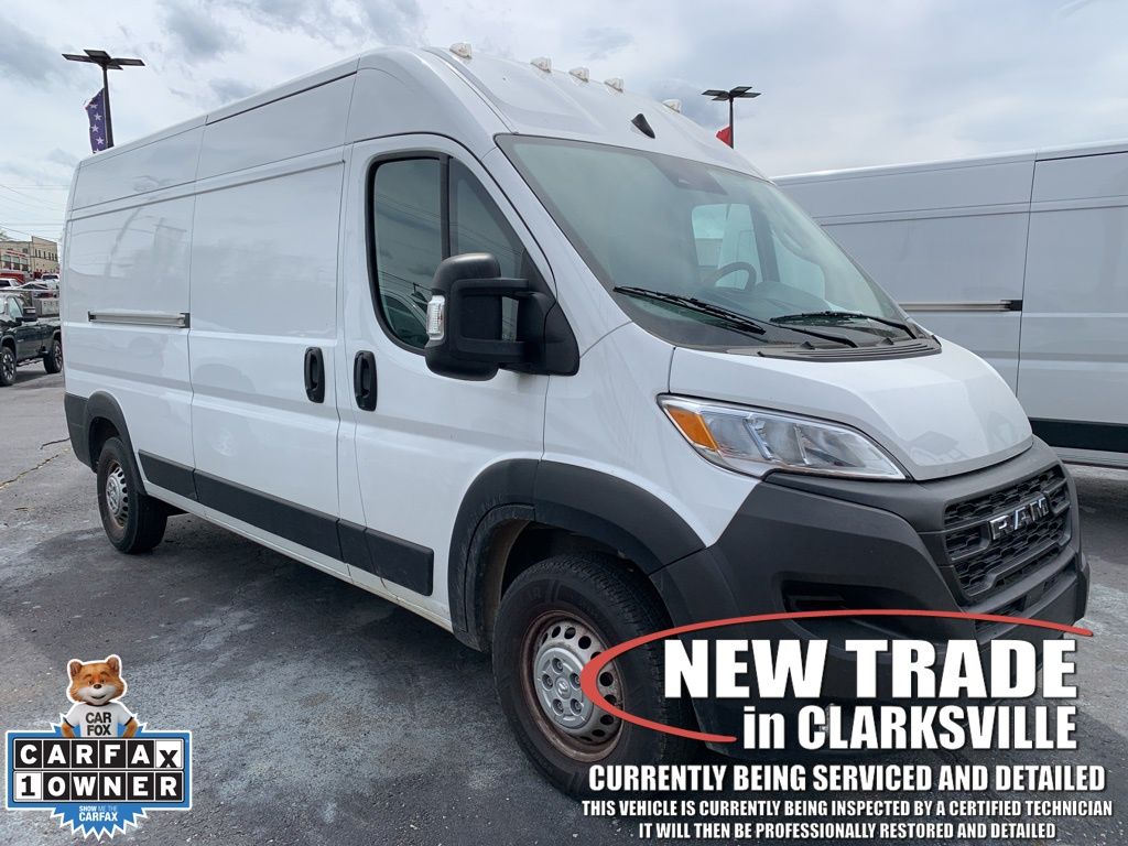 Bright White Clearcoat 2025 RAM ProMaster Van 9-Speed Automatic