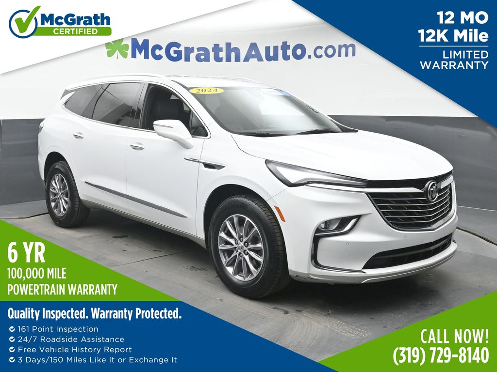 Summit White 2024 Buick Enclave Premium AWD SUV / Crossover Four-Wheel Drive 9-Speed Automatic
