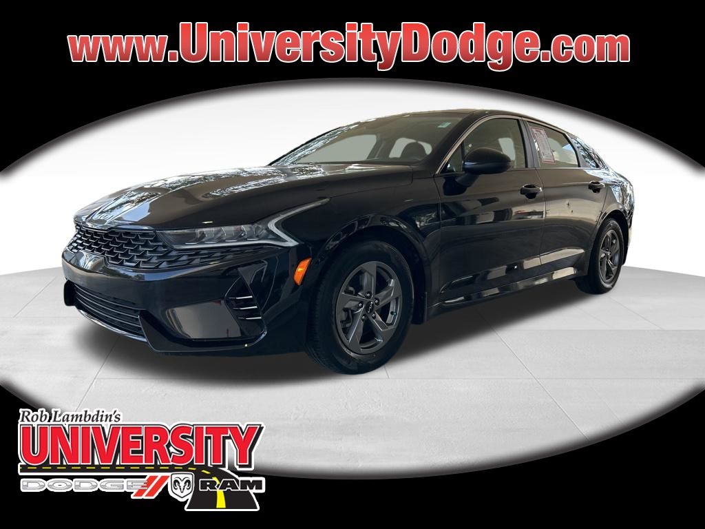 Ebony Black 2022 Kia K5 LXS FWD Sedan Front-Wheel Drive 8-Speed Automatic