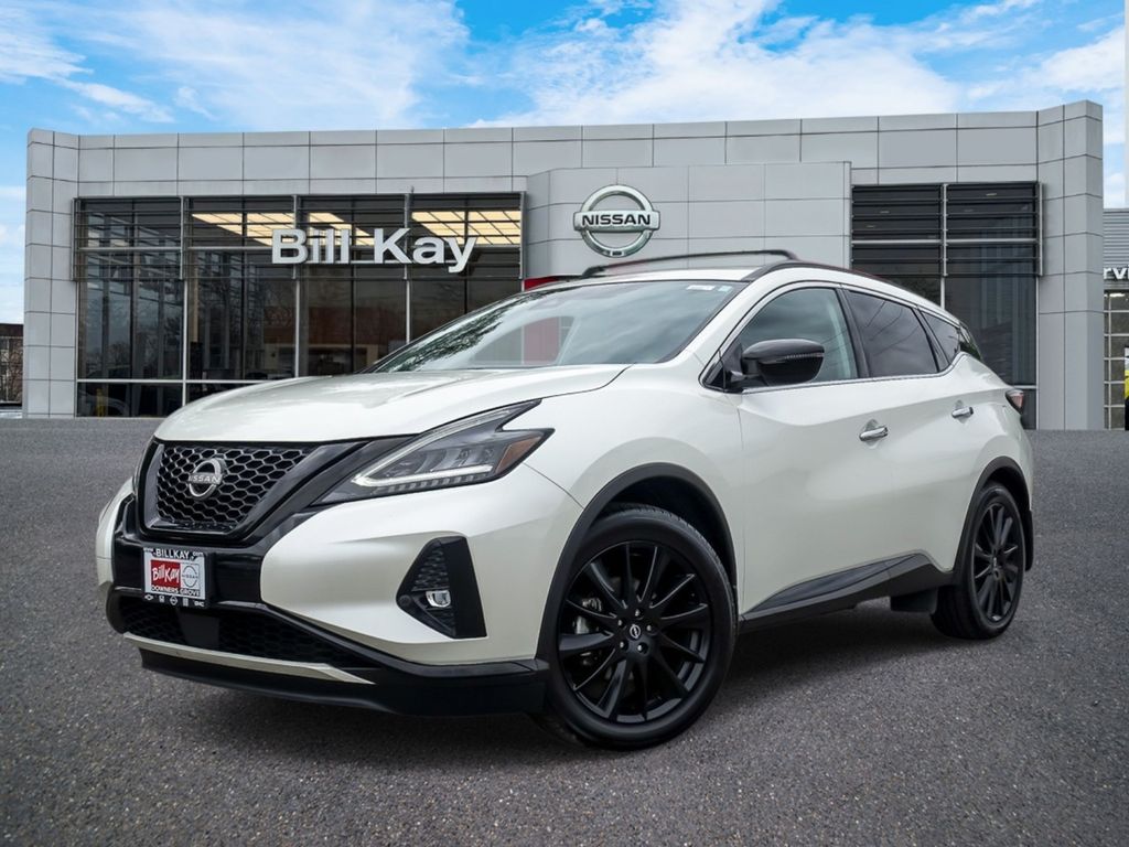 Pearl White Tricoat 2024 Nissan Murano SUV / Crossover All-Wheel Drive Continuously Variable Transmission