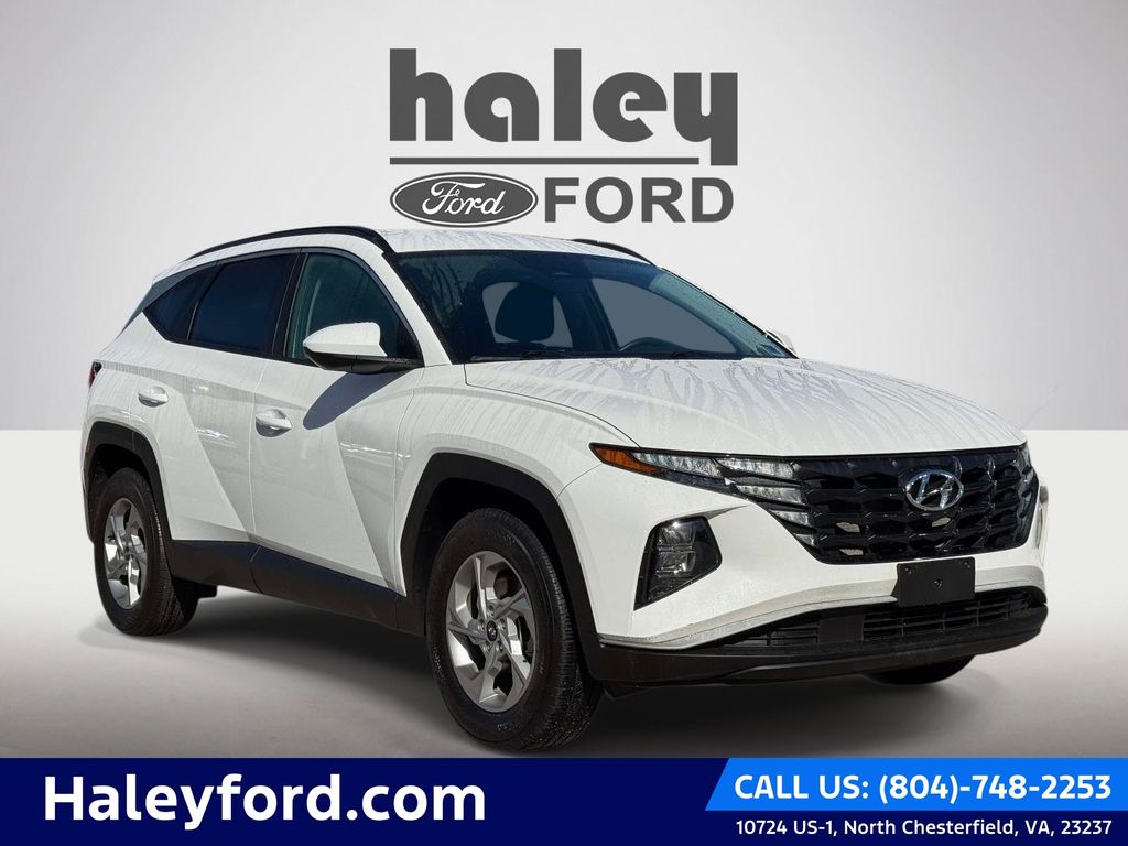 White Pearl 2024 Hyundai Tucson SUV / Crossover All-Wheel Drive 8-Speed Automatic
