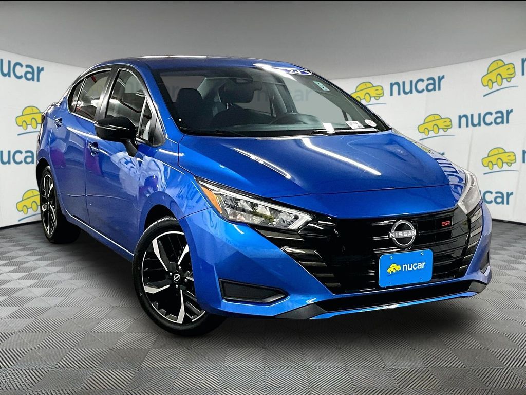 Electric Blue Metallic 2024 Nissan Versa Sedan Front-Wheel Drive Continuously Variable Transmission