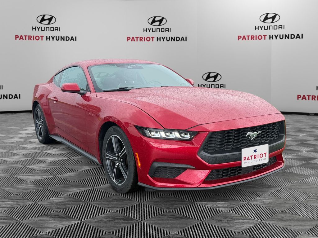 Red Metallic 2024 Ford Mustang Coupe Rear-Wheel Drive Automatic