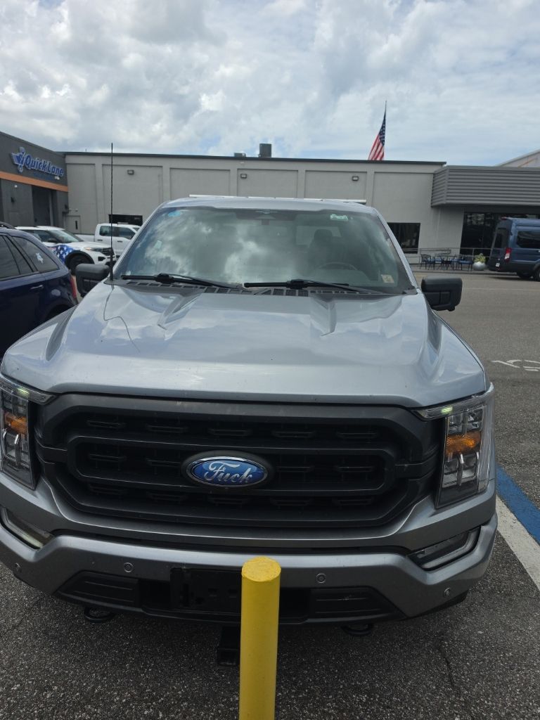 Silver Metallic 2023 Ford F-150 Pickup Truck Four-Wheel Drive Automatic