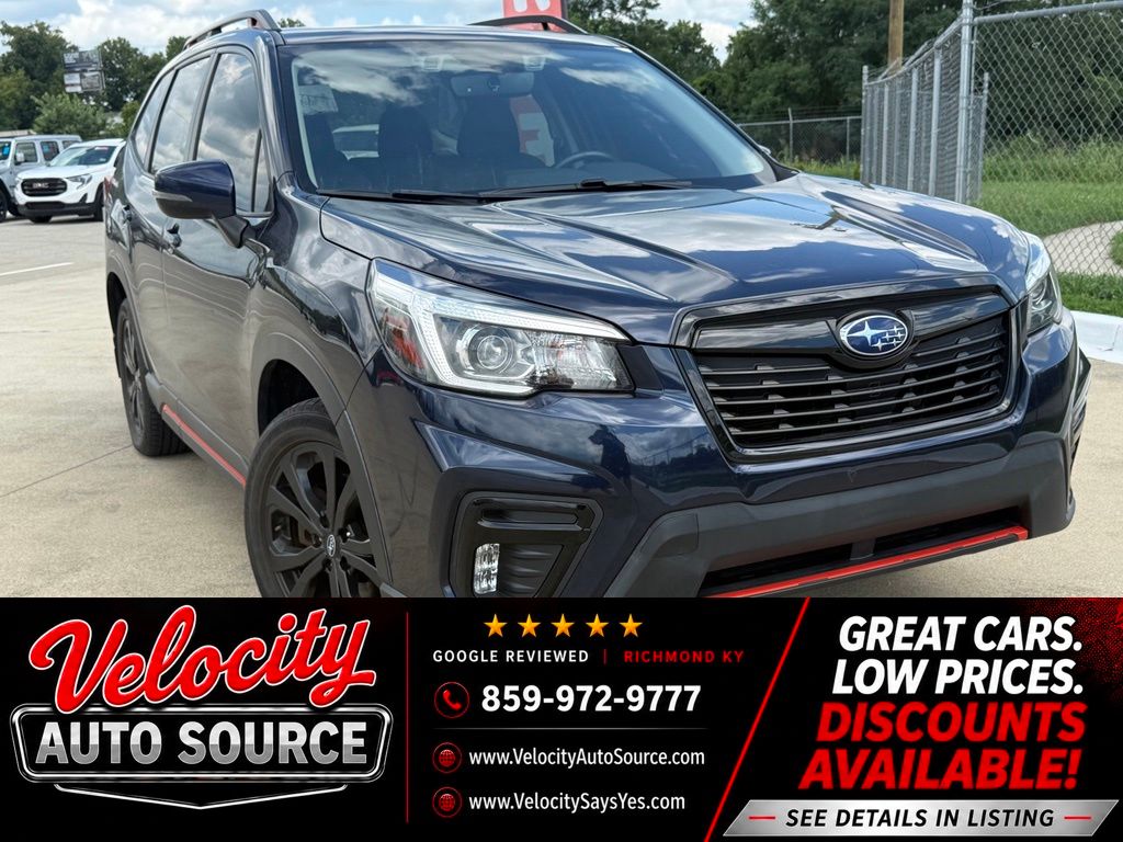 Dark Blue Pearl 2019 Subaru Forester SUV / Crossover All-Wheel Drive Continuously Variable Transmission