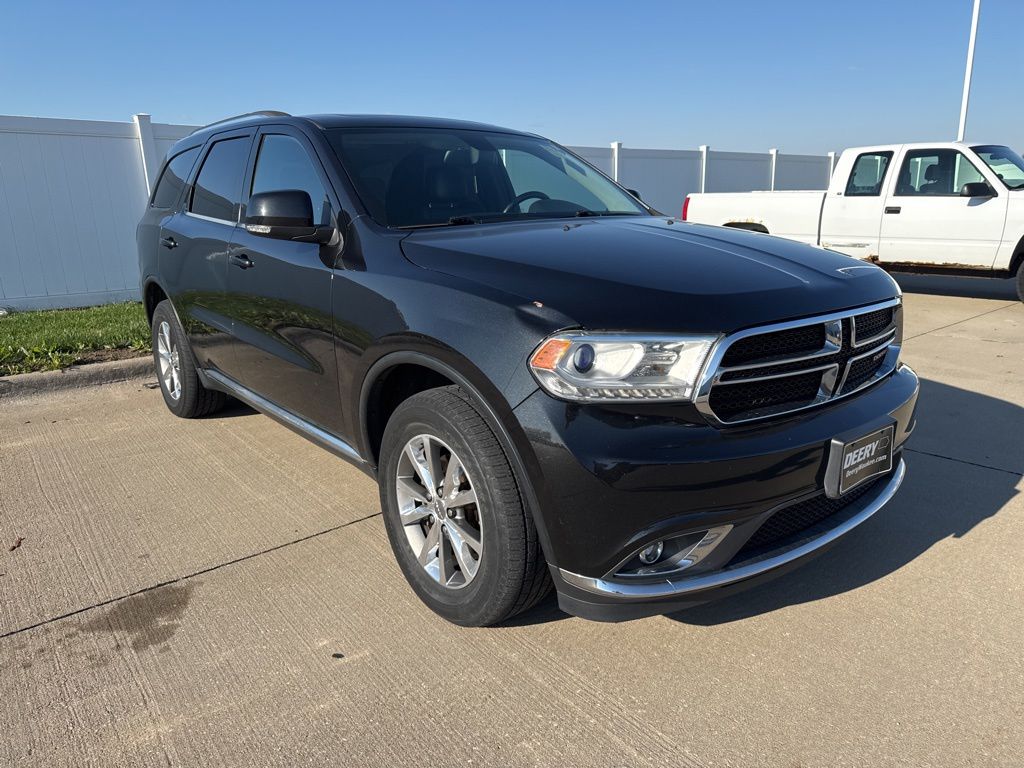 Brilliant Black Crystal Pearlcoat 2015 Dodge Durango Limited AWD SUV / Crossover All-Wheel Drive 8-Speed Automatic