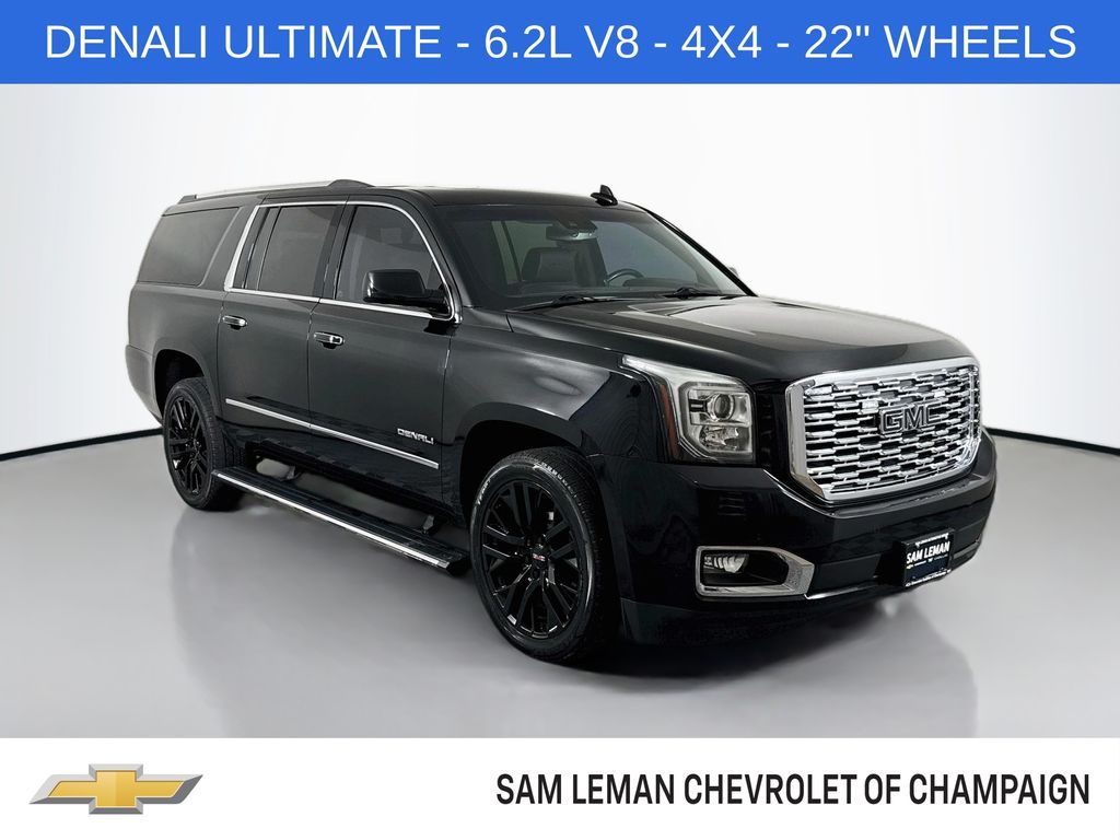 Onyx Black 2019 GMC Yukon XL SUV / Crossover Four-Wheel Drive