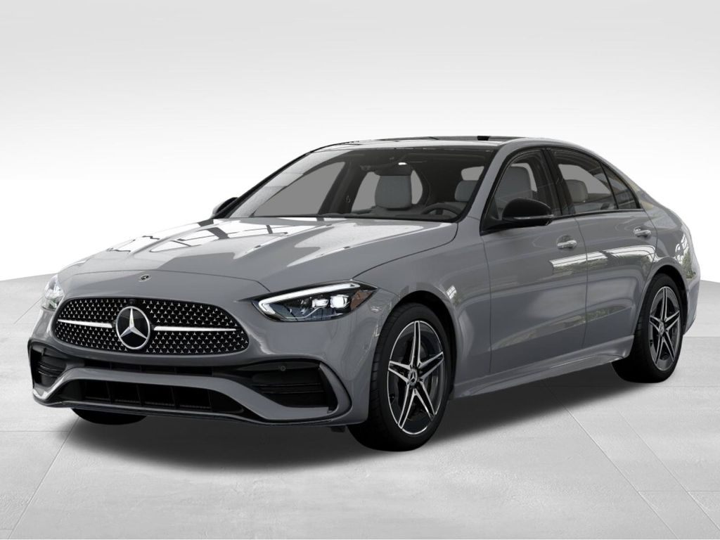 Gray 2026 Mercedes-Benz C-Class Sedan All-Wheel Drive 9-Speed Automatic