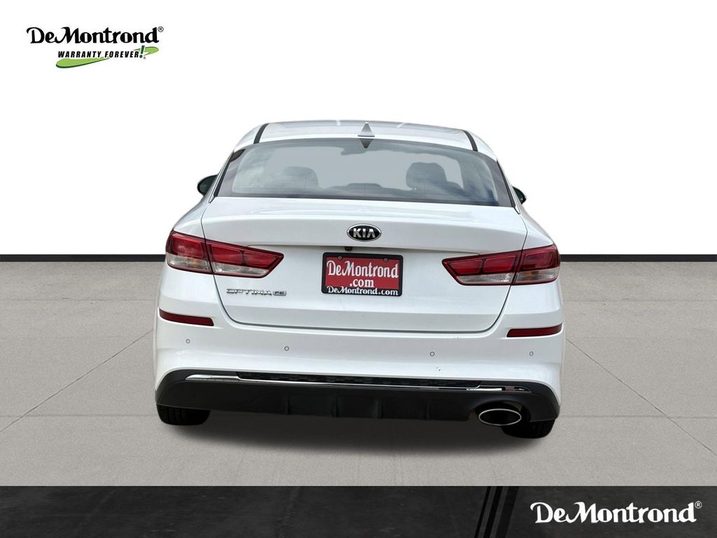 2020 Kia Optima LX White at DeMontrond Mazda