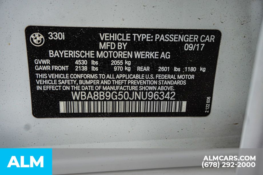 Used 2018 White BMW 330i image 60