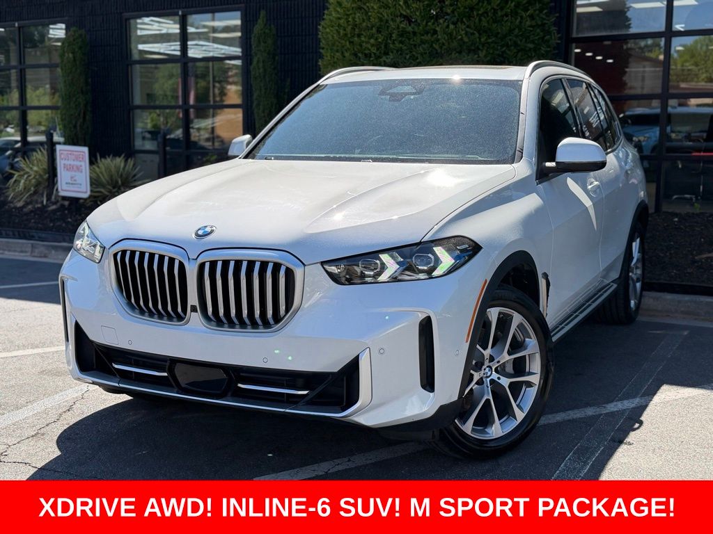 White Metallic 2025 BMW X5 SUV / Crossover All-Wheel Drive 8-Speed Automatic
