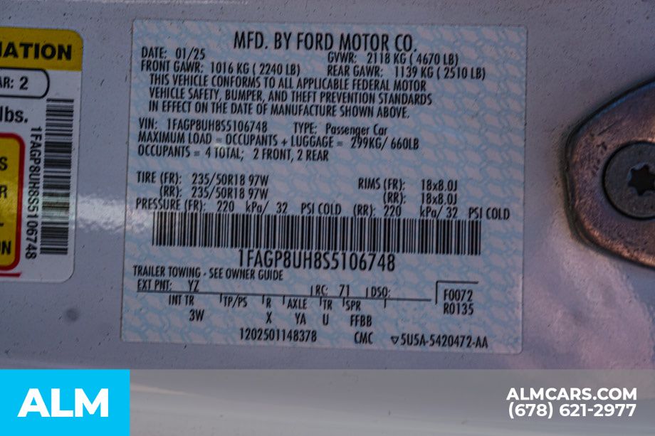 Used 2025 White Ford EcoBoost Premium image 54