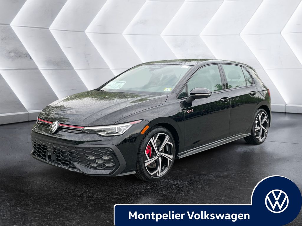 Black 2026 Volkswagen Golf GTI Hatchback Front-Wheel Drive 7-Speed Dual Clutch