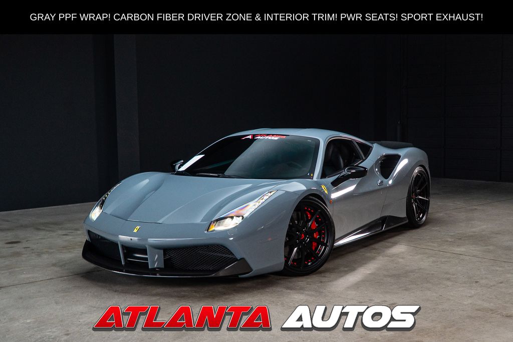 Nero DS 1250 2016 Ferrari 488 Coupe Rear-Wheel Drive 7-Speed Automatic