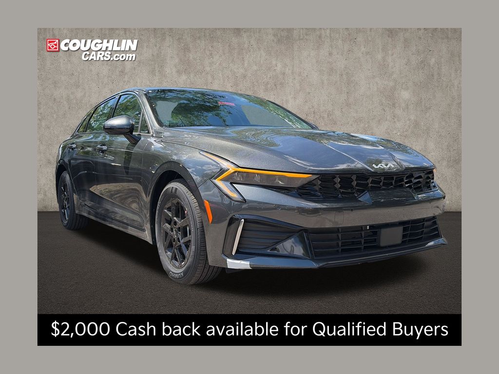 Interstellar Gray 2026 Kia K5 Sedan Front-Wheel Drive 8-Speed Automatic