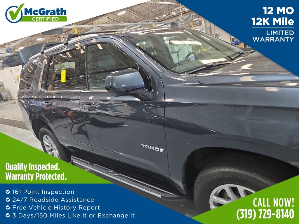 Shadow Gray Metallic 2021 Chevrolet Tahoe LT 4WD SUV / Crossover Four-Wheel Drive