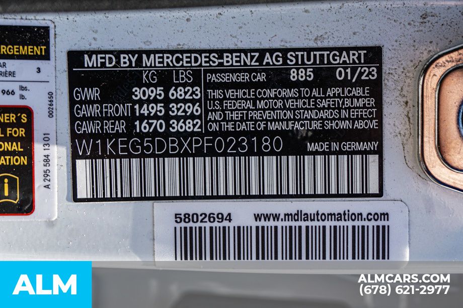 Used 2023 White Mercedes-Benz Base image 63