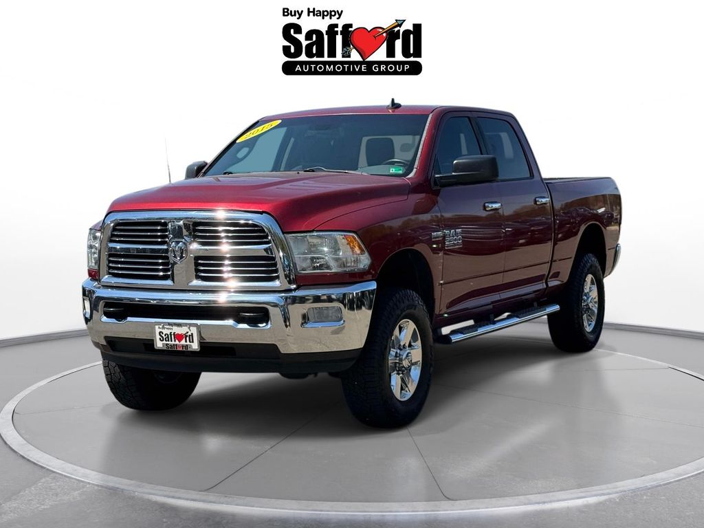 Deep Cherry Red Crystal Pearlcoat 2015 RAM 2500 Big Horn Crew Cab 4WD Pickup Truck Four-Wheel Drive 6-Speed Automatic