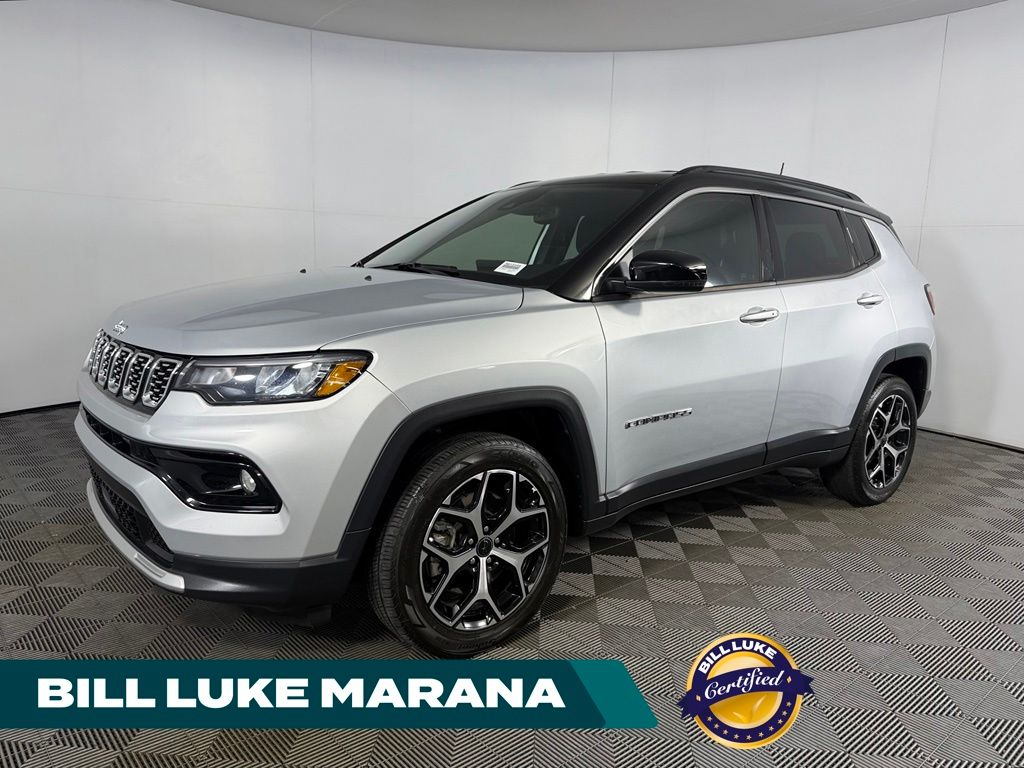 Silver Zynith Metallic Clearcoat 2025 Jeep Compass SUV / Crossover Four-Wheel Drive 8-Speed Automatic