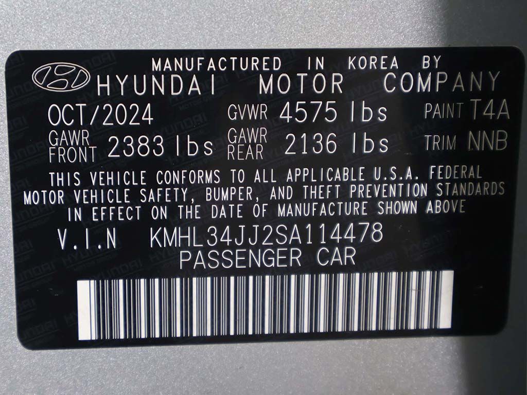 Certified Used 2025 Silver Hyundai SEL image 42