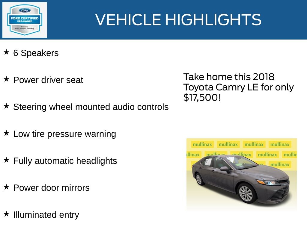 Certified Used 2018 Gray Toyota LE image 23
