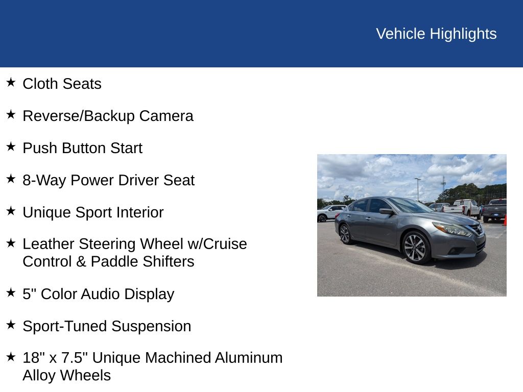 2016 Nissan Altima 2.5 SR