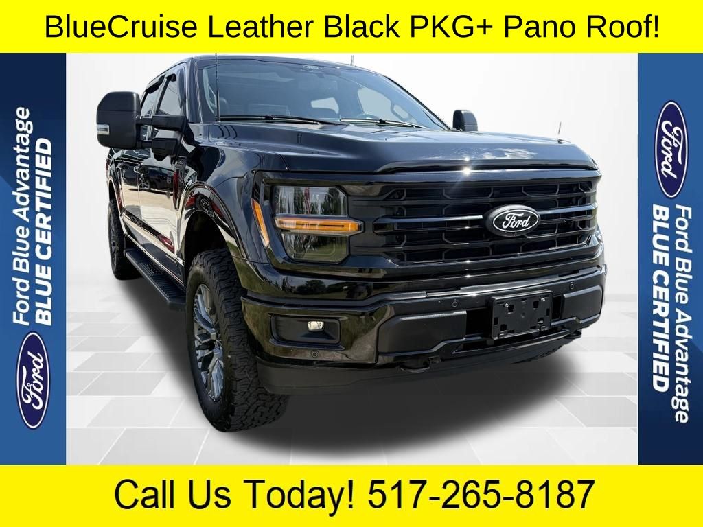 Agate Black Metallic 2024 Ford F-150 Pickup Truck Four-Wheel Drive Automatic