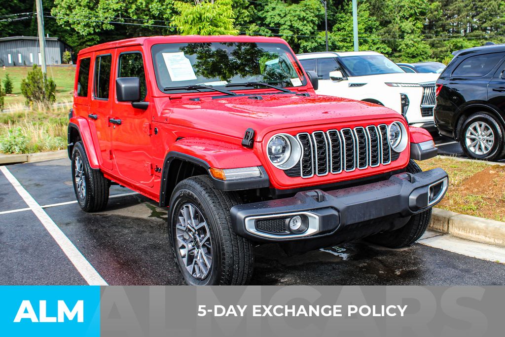 Used 2025 Red Jeep Sahara image 4