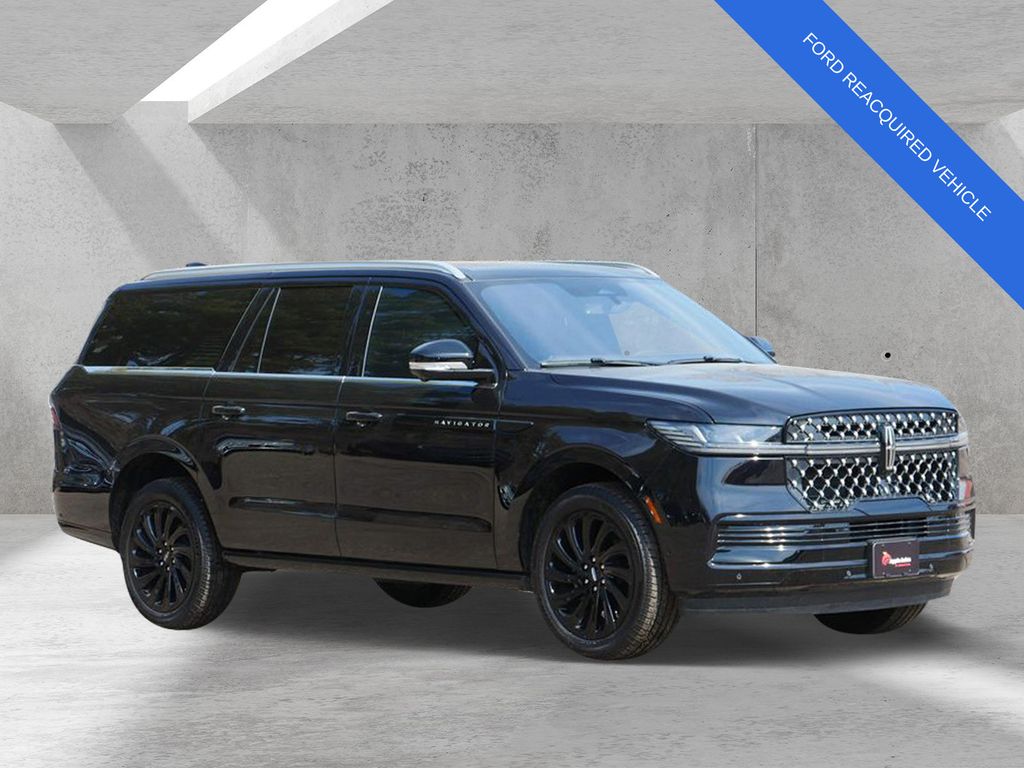 Black Metallic 2025 Lincoln Navigator L Black Label 4WD SUV / Crossover Four-Wheel Drive Automatic