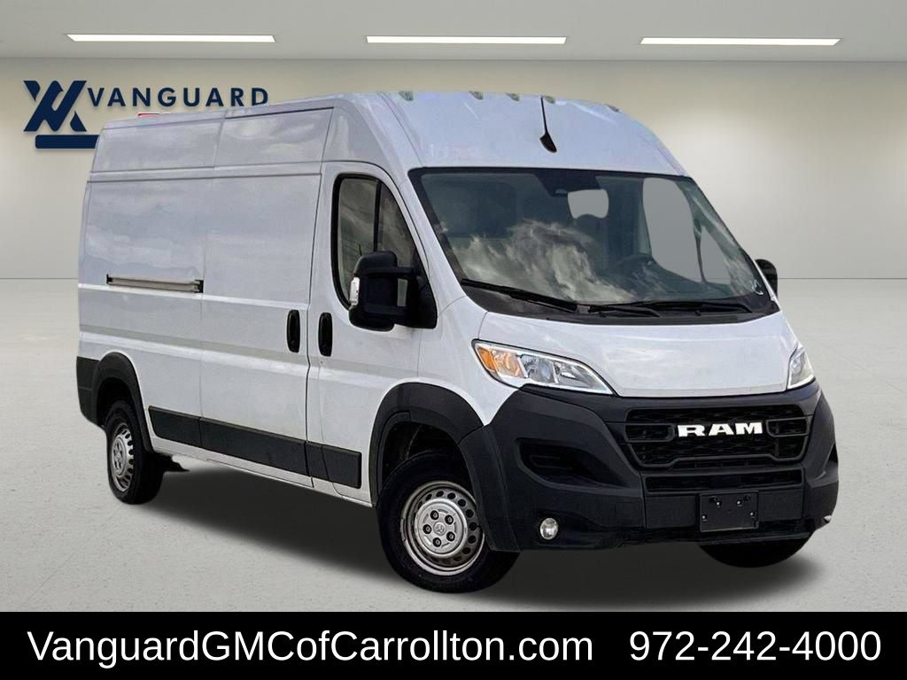 Bright White Clearcoat 2025 RAM ProMaster Van 9-Speed Automatic