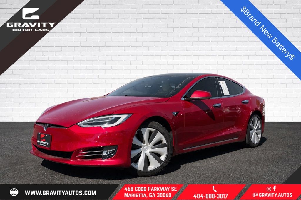 Red Multi-Coat 2021 Tesla Model S Long Range Plus AWD Sedan All-Wheel Drive 1-Speed Automatic