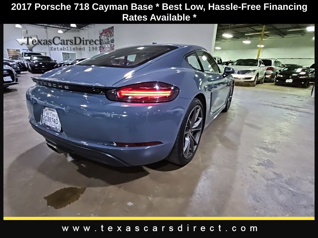 2017 Porsche 718 Cayman Base 12