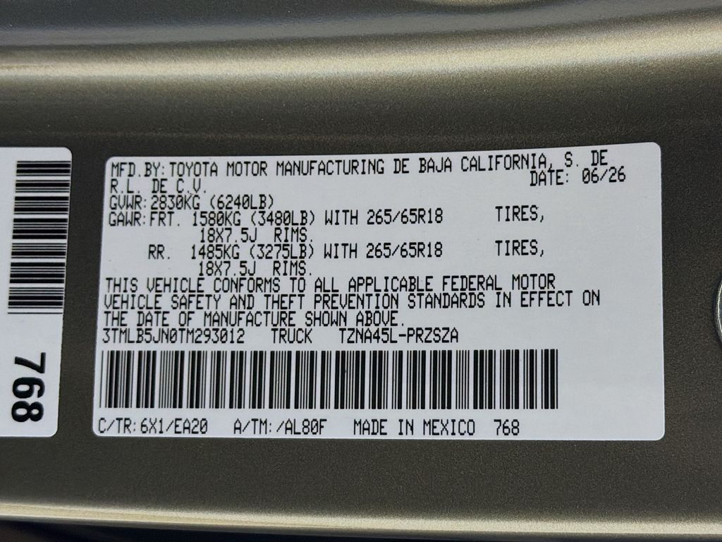 New 2026 Toyota Tacoma Truck