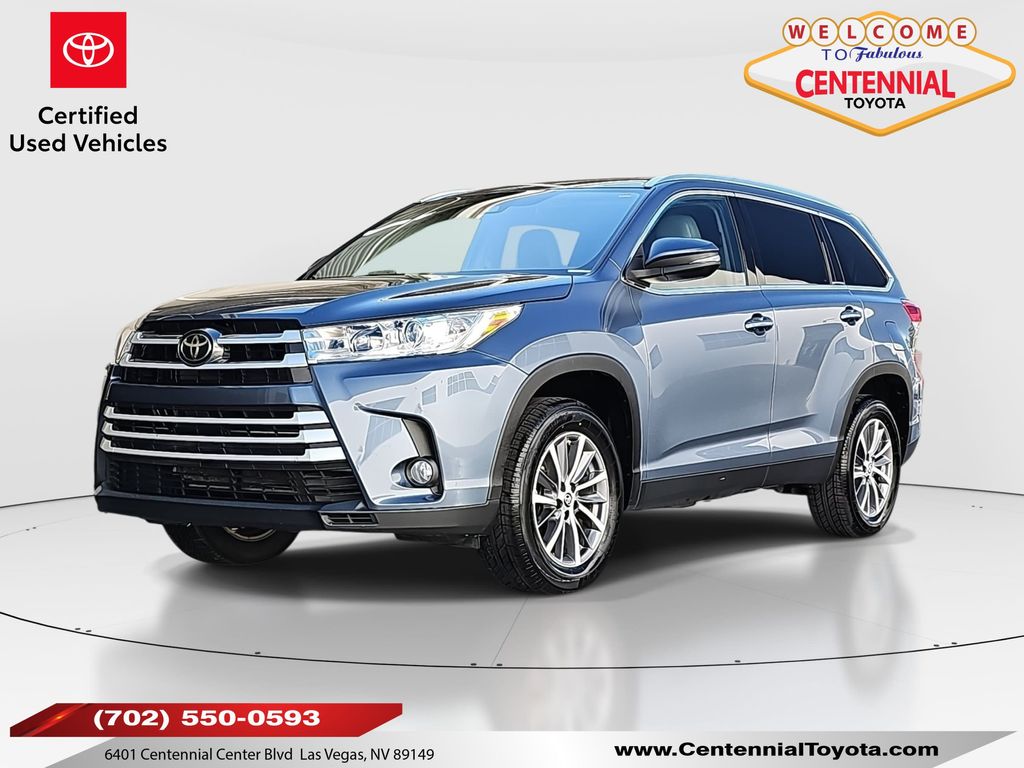 Shoreline Mist 2019 Toyota Highlander SUV / Crossover Front-Wheel Drive 8-Speed Automatic