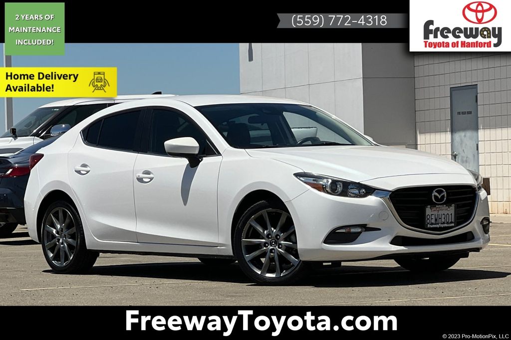 Snowflake White Pearl 2018 Mazda MAZDA3 Sedan Front-Wheel Drive 6-Speed Automatic