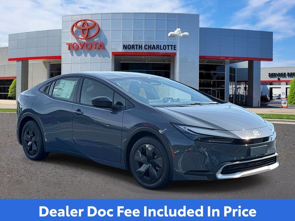 Gray 2026 Toyota Prius Plug-In Hybrid Hatchback Front-Wheel Drive Continuously Variable Transmission