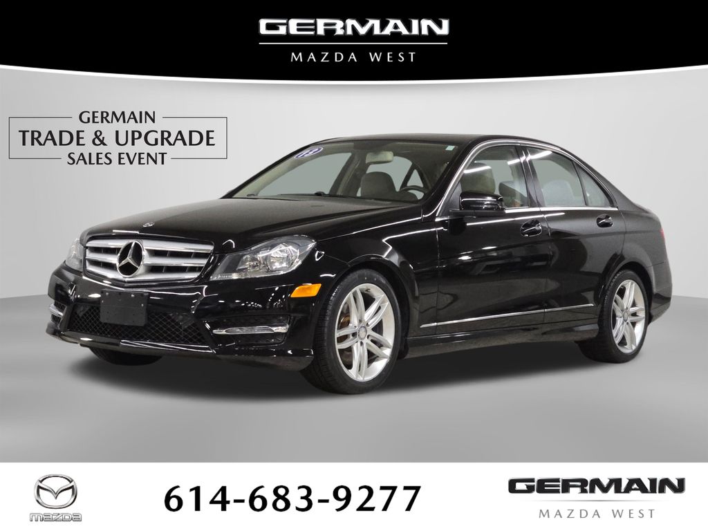 Obsidian Black 2013 Mercedes-Benz C-Class Sedan 7-Speed Automatic