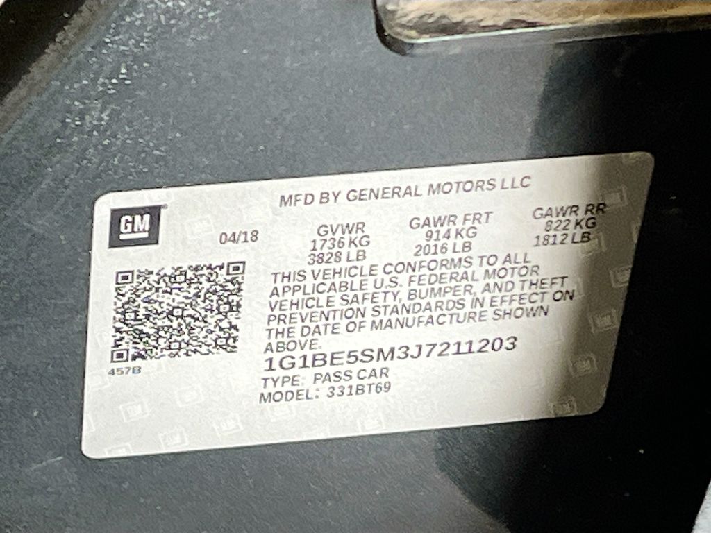 Used 2018 Graphite Metallic Chevrolet LT image 29