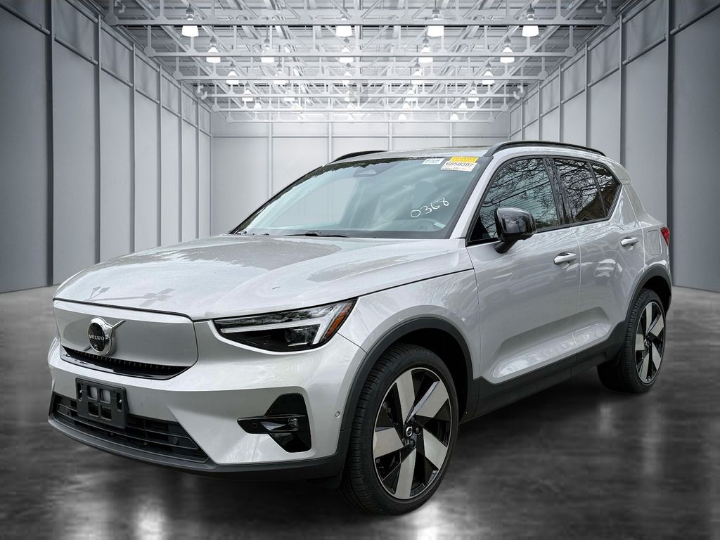 Silver Dawn Metallic 2024 Volvo XC40 Recharge Plus RWD SUV / Crossover Rear-Wheel Drive 1-Speed Automatic