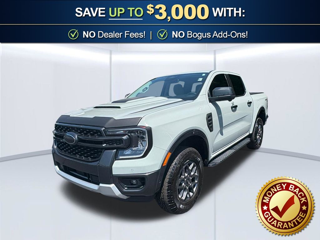 Cactus Gray 2024 Ford Ranger Pickup Truck Four-Wheel Drive Automatic