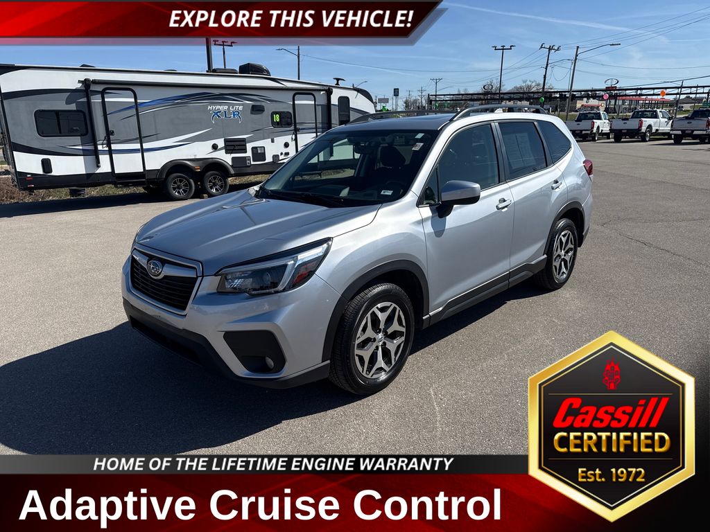 Ice Silver Metallic 2021 Subaru Forester Premium Crossover AWD SUV / Crossover All-Wheel Drive Continuously Variable Transmission