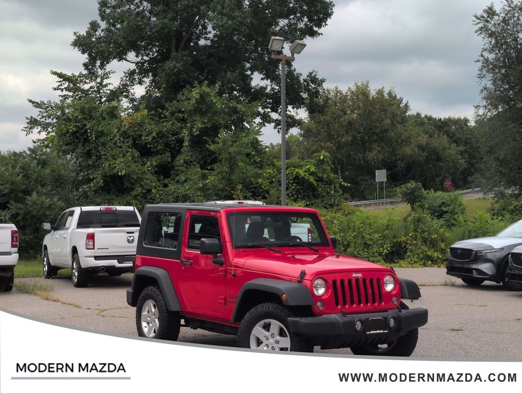 Firecracker Red Clearcoat 2016 Jeep Wrangler SUV / Crossover Four-Wheel Drive 5-Speed Automatic