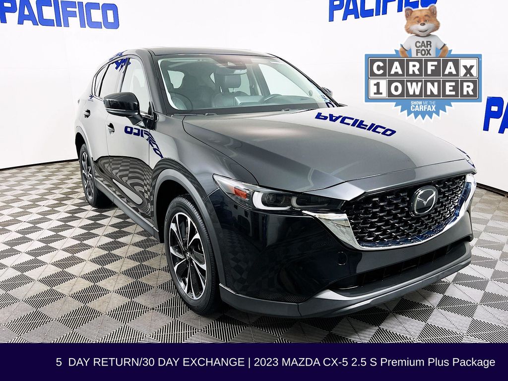 Jet Black Mica 2023 Mazda CX-5 2.5 S Premium Plus AWD SUV / Crossover All-Wheel Drive 6-Speed Automatic