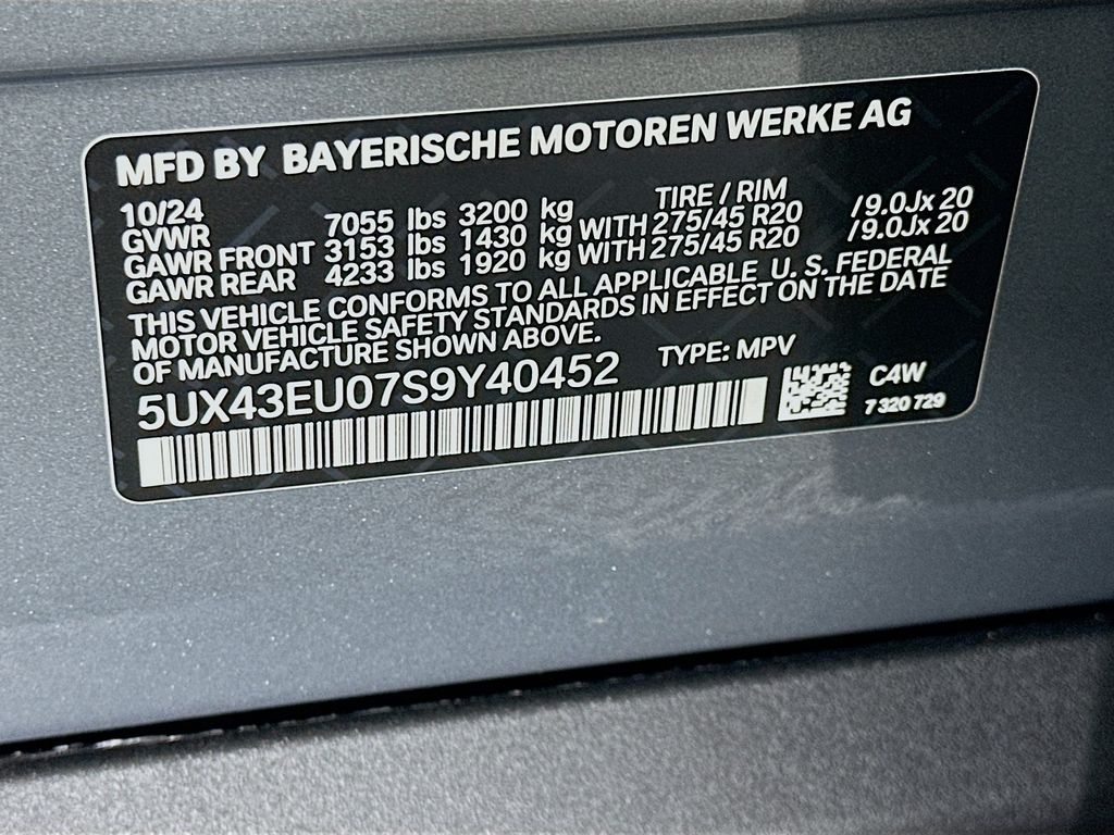 2025 BMW X5 xDrive50e 24