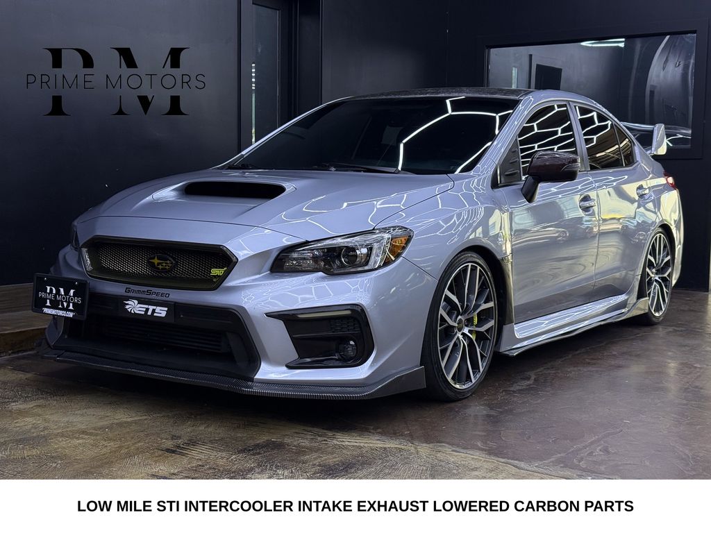 Ice Silver Metallic 2020 Subaru WRX STI Sedan All-Wheel Drive 6-Speed Manual