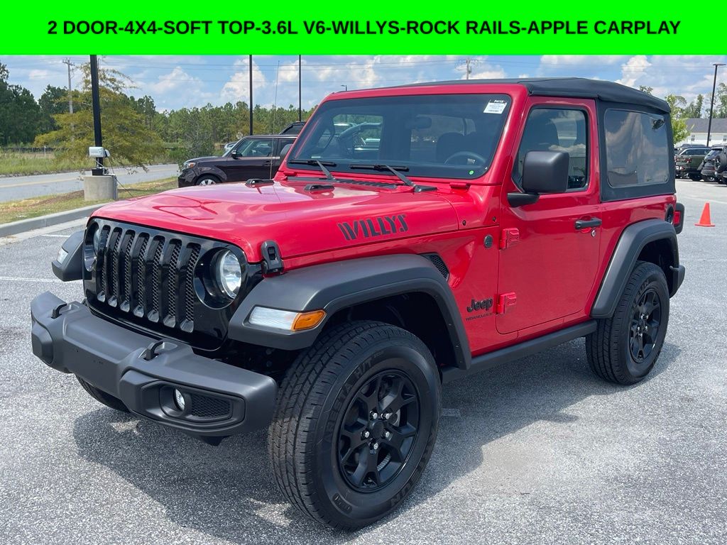 Firecracker Red Clearcoat 2023 Jeep Wrangler SUV / Crossover Four-Wheel Drive 8-Speed Automatic